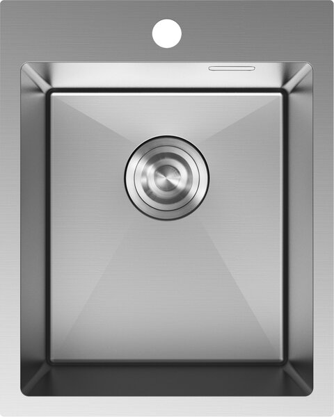 Chiuvetă Mexen Solix, din oțel inoxidabil cu 1 compartiment, 400 x 500 mm, oțel periat, 6406401000-01