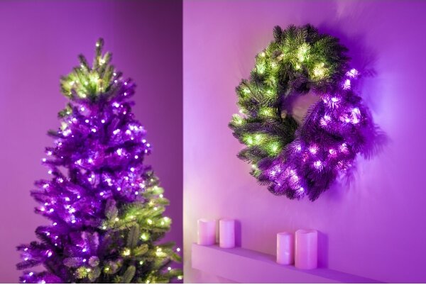 Twinkly GD20P4425P00 - Ghirlandă LED RGB reglabilă 50xLED, pr. 60 cm, Wi-Fi