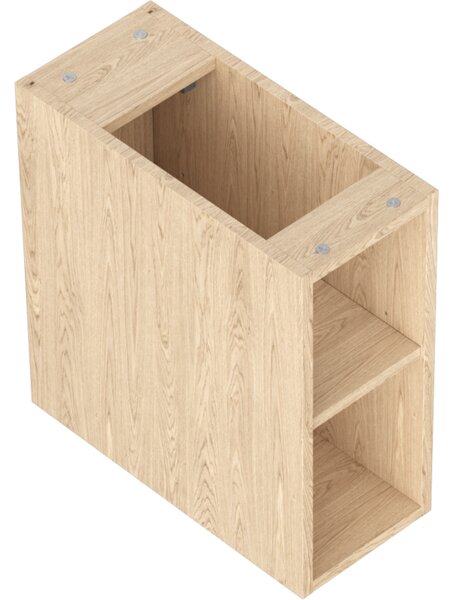 Mexen Box-A, dulap deschis cu raft 20 cm, stejar, 91AX2-0200-470-0-81