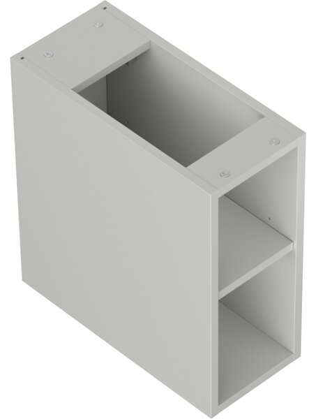 Mexen Box-A, dulap deschis cu raft 20 cm, gri mat, 91AX2-0200-470-0-62