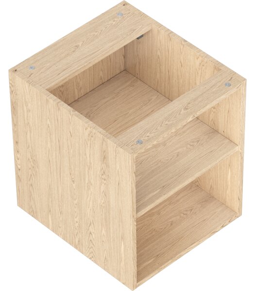 Mexen Box-A, dulap deschis cu raft 40 cm, stejar, 91AX2-0400-470-0-81