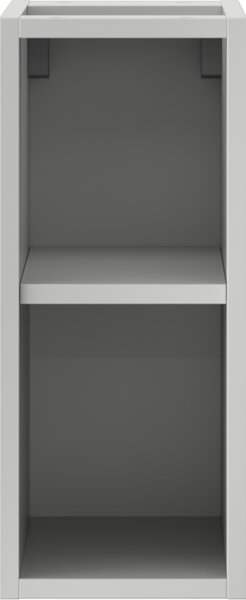 Mexen Box-A, dulap deschis cu raft 20 cm, gri mat, 91AX2-0200-470-0-62