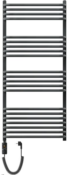 Mexen Apollo, element electric de încălzire 1210x550 mm + tijă de încălzire 600 W, antracit, W117-1210-550-2600-66