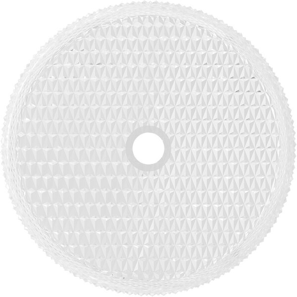 Mexen Aura, chiuveta blat din sticla, 39 x 39 cm, transparent, 24013900
