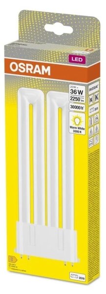 Tub LED fluorescent Osram 2G10/20W/230V 3000K