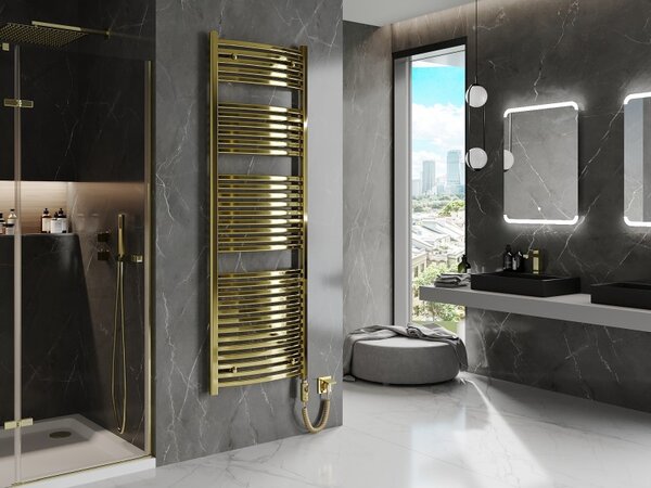 Mexen Helios, element electric de încălzire 1800 x 600 mm, 900 W, auriu lucios, W103-1800-600-2900-50