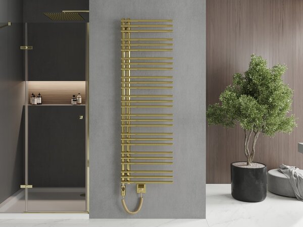 Mexen Neptun, element electric de încălzire 1600 x 500 mm, 600 W, auriu lucios, W101-1600-500-2600-50