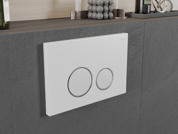 Mexen Fenix ​​​​05, buton de întors pentru modulul Mexen, alb-crom mat, 600520