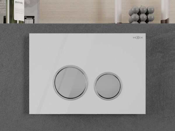 Mexen FENIX 06 - BUTON PENTRU MODUL Mexen, Sticla alba, 600620