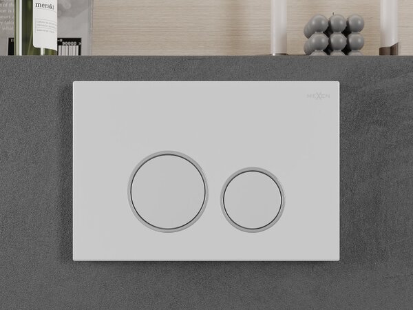 Mexen Fenix ​​​​05, buton de întors pentru modulul Mexen, alb-crom mat, 600520