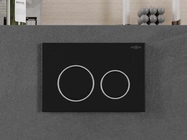 Mexen FENIX 07 - buton de închidere pentru modulul Mexen FENIX XS, negru mat, 600703
