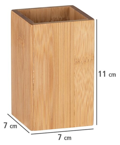 Set de accesorii de baie în culoare naturală din bambus Padua – Wenko