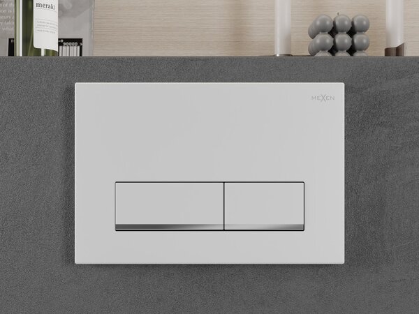 Mexen Fenix ​​​​12, buton de întors pentru modulul Mexen, alb-crom mat, 601220