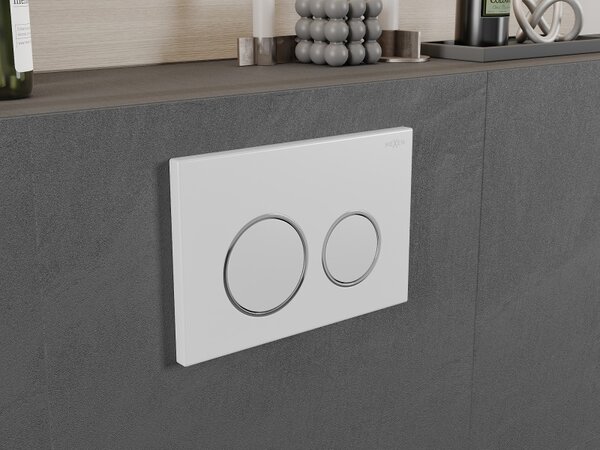 Mexen Fenix ​​​​XS 07, buton de întors pentru modulul Mexen XS, alb-crom mat, 600720