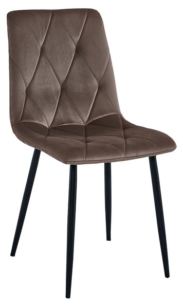 Scaun Bucatarie/Dining Fido,Catifea Maro Inchis