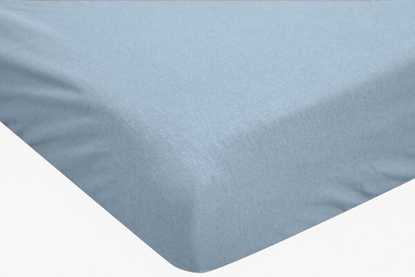 Cearceaf impermeabil pentru patut de copii JERSEY 60x120 cm albastru deschis