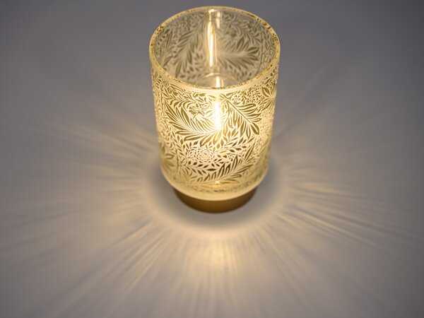 Decoratiune LED din sticla SOLUNA, diferite dimensiuni Marime: L