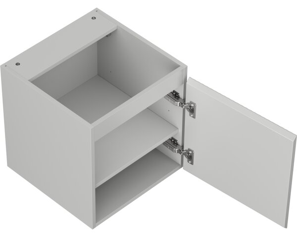 Mexen Rivel, mobilier baie 45 cm, 1 ușă, cu caneluri, gri mat, 91A21-04547-1-BF62