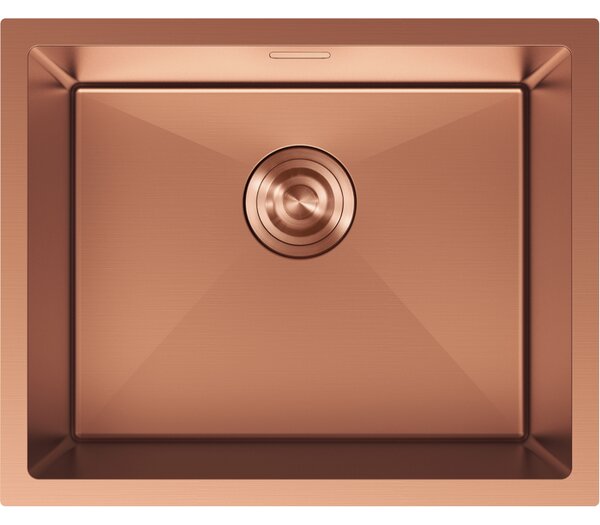 Chiuvetă Mexen Trixo, din oțel inoxidabil cu 1 cuvă, 540 x 440 mm, cupru periat, 6414541000-65