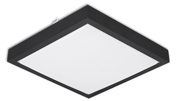 Plafoniera LED SMD, luminozitate 1680lm, 24W, lumina alb neutra, baza otel, 370 x 370 x 60 mm