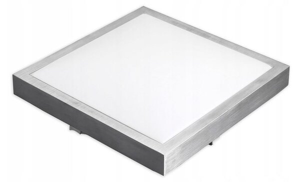 Plafoniera LED, 32x32 cm, diode SMD, 18W, 4000K, 1260 lm, IP44, baza otel