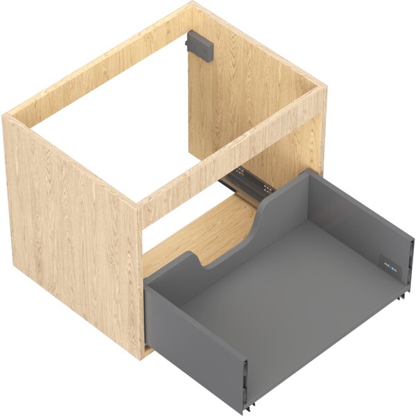 Mexen Box-A, dulap suspendat 60 cm, 1 sertar, stejar, 91AX0-0600-470-1-81