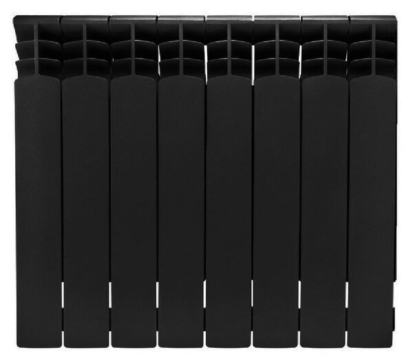 KFA Armatura G500F calorifer de cameră 57.2x64.4 cm podłączenie lateral negru 789-080-81