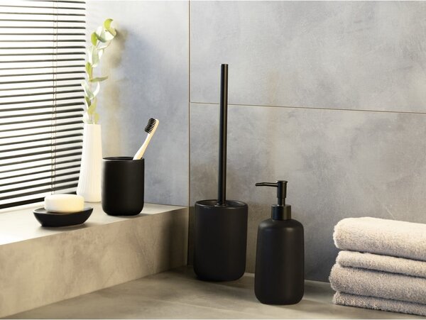 Dozator de săpun lichid negru din ceramică 500 ml Olinda – Allstar