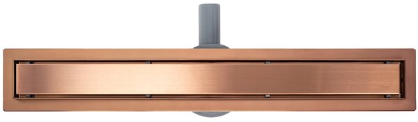 Rea Neox Pro, scurgere de duș 70 cm cu sifon rotativ la 360 de grade, cupru mat, REA-G4801