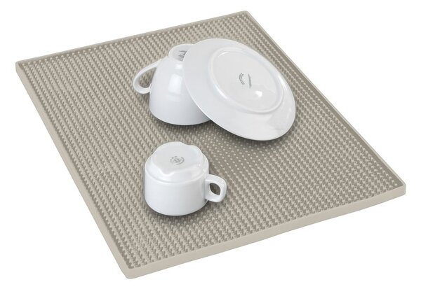 Scurgător de vase bej din cauciuc 40x30 cm Maxi – Wenko