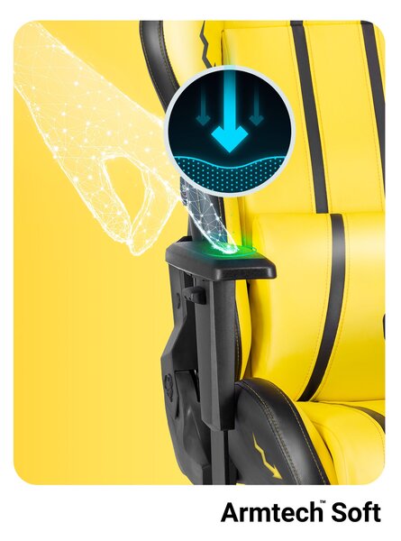 Scaun gaming Diablo X-One 2.0 Normal Size: Electric Yellow / galben