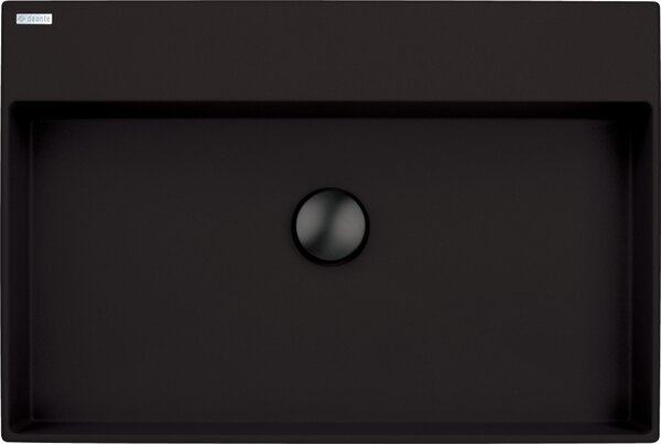 Deante Correo lavoar 60x40 cm dreptunghiular de blat negru mat CQR_NU6S