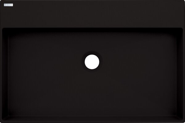 Deante Correo lavoar 60x40 cm dreptunghiular de blat negru mat CQR_NU6S