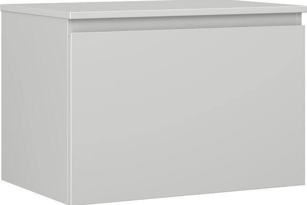 Mexen Orio, mobilier de baie 70 cm cu blat, 1 sertar, gri mat, 91A10-07047-1-BFC62