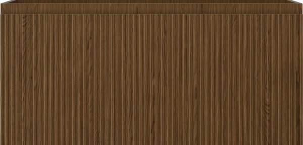 Mexen Rivel, mobilier baie 100 cm, 1 sertar, canelat, nuc, 91A20-10047-1-BF86