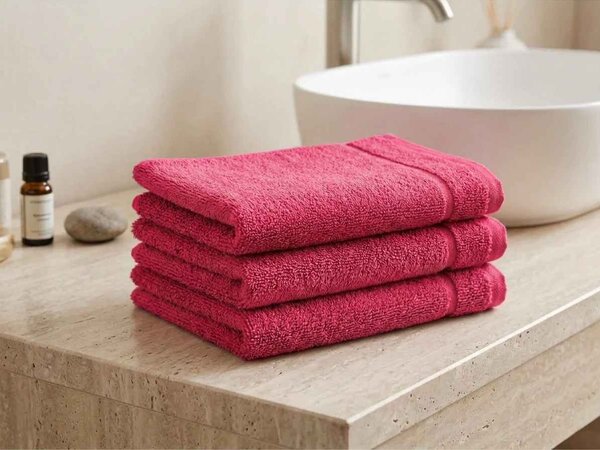 Prosop de maini Classic mic 30x50 cm purpuriu, 100% bumbac