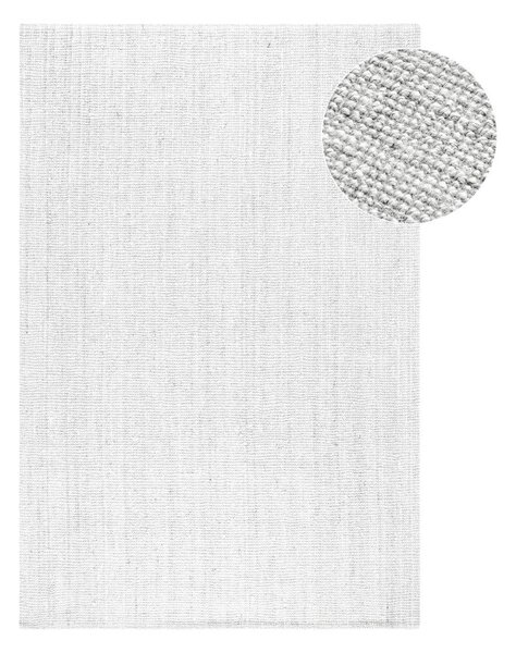 Covor gri deschis reversibil/țesut manual din iută 60x90 cm Bouclé Jaipur – Hanse Home