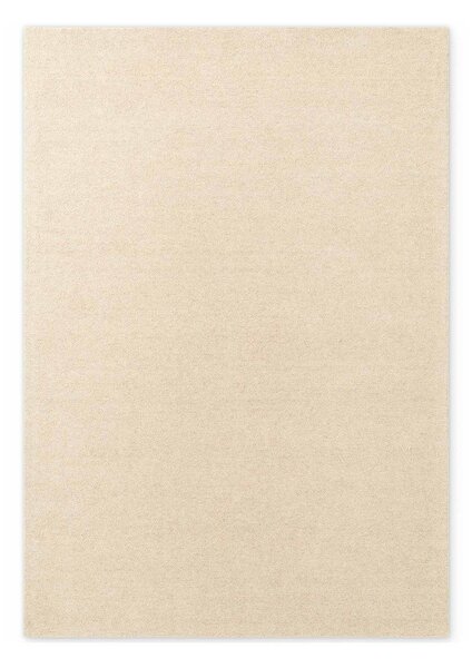 Covor bej țesut manual din lână 140x200 cm Puristic Knots – Elle Decoration