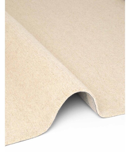 Covor bej țesut manual din lână 140x200 cm Puristic Knots – Elle Decoration