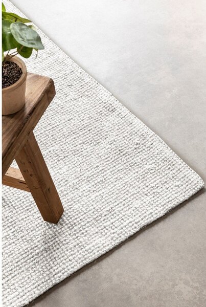 Covor gri deschis reversibil/țesut manual din iută 60x90 cm Bouclé Jaipur – Hanse Home
