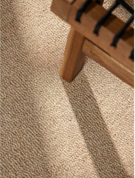 Covor în culoare naturală țesut manual din lână 140x200 cm Puristic Knots – Elle Decoration
