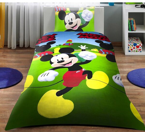 Lenjerie de pat copii - mikey mouse club