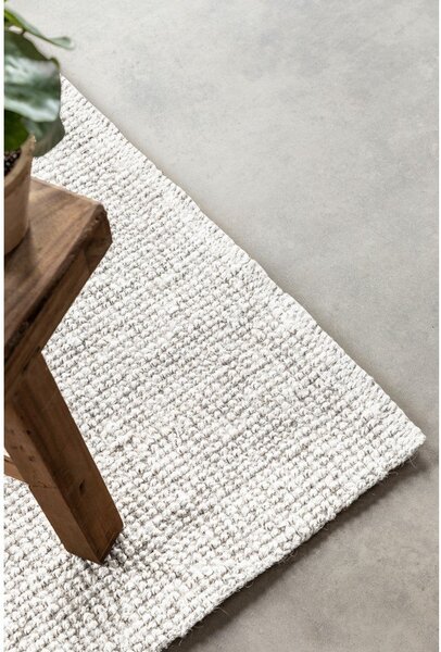 Covor tip traversă gri deschis reversibil/țesut manual din iută 80x200 cm Bouclé Jaipur – Hanse Home