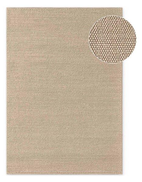 Covor bej țesut manual din lână 120x170 cm Richmond Diana – Ted Baker
