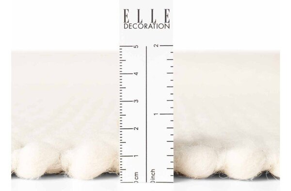 Covor crem țesut manual din lână 140x200 cm Lyon Beans – Elle Decoration