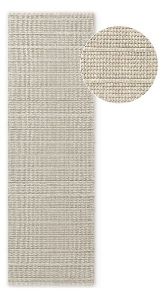 Covor tip traversă crem țesut manual din lână 80x250 cm Camden Parker – Ted Baker