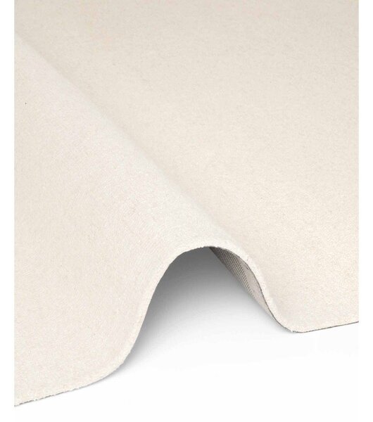 Covor crem țesut manual din lână 160x230 cm Puristic Knots – Elle Decoration
