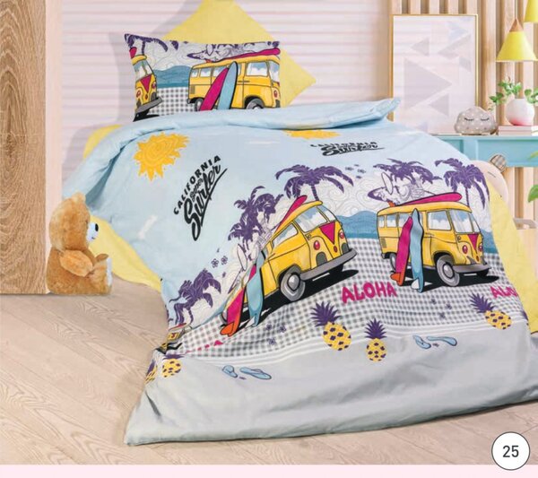 Lenjerie de pat copii - Aloha Cars