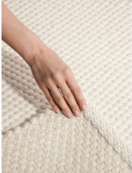 Covor crem țesut manual din lână 140x200 cm Lyon Beans – Elle Decoration