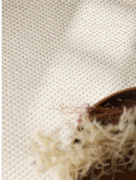 Covor crem țesut manual din lână 140x200 cm Lyon Beans – Elle Decoration
